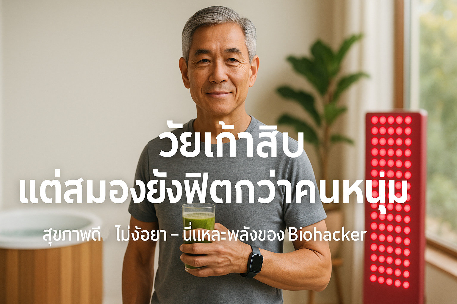 ไม่ต้องพึ่งยา! "Biohacker" - ทางลัดสู่ชีวิตที่อ่อนเยาว์และแข็งแรงกว่าเดิม